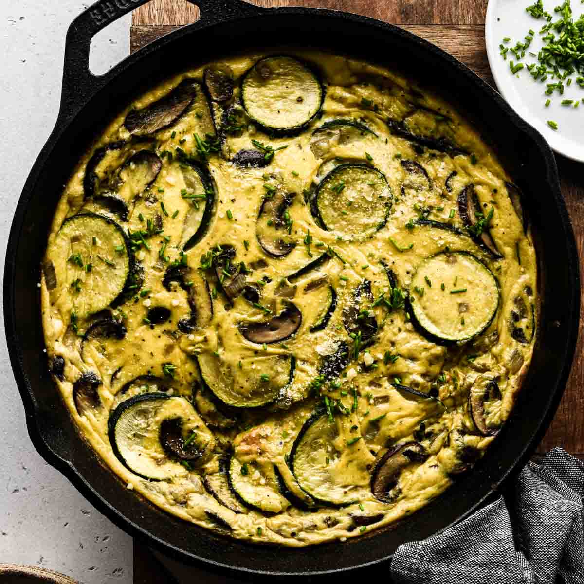 Mushroom Zucchini Frittata-image