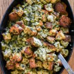 Sourdough herb stuffing.