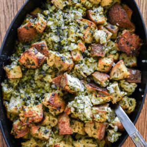 Sourdough herb stuffing.